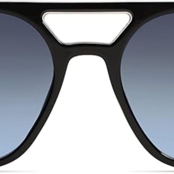 Retro Aviator Sunglasses for Women Men,Trendy Rectangle Womens Mens Shades